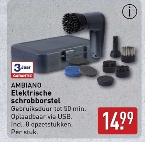 AMBIANO Elektrische schrobborstel