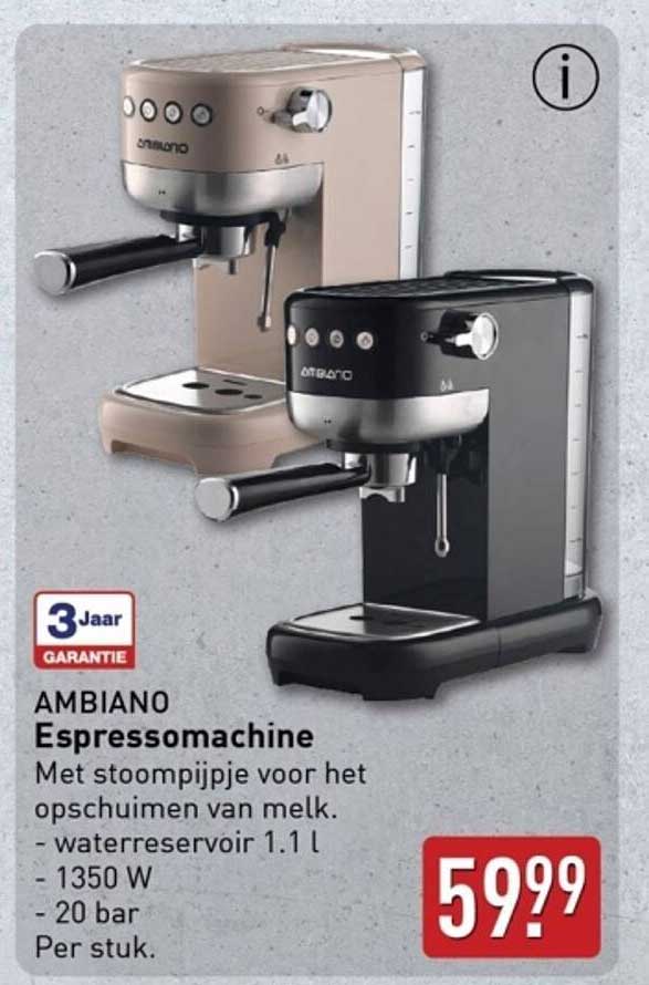 AMBIANO Espressomachine