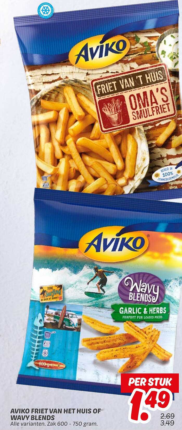 AVIKO FRIET VAN HET HUIS OF WAVY BLENDS