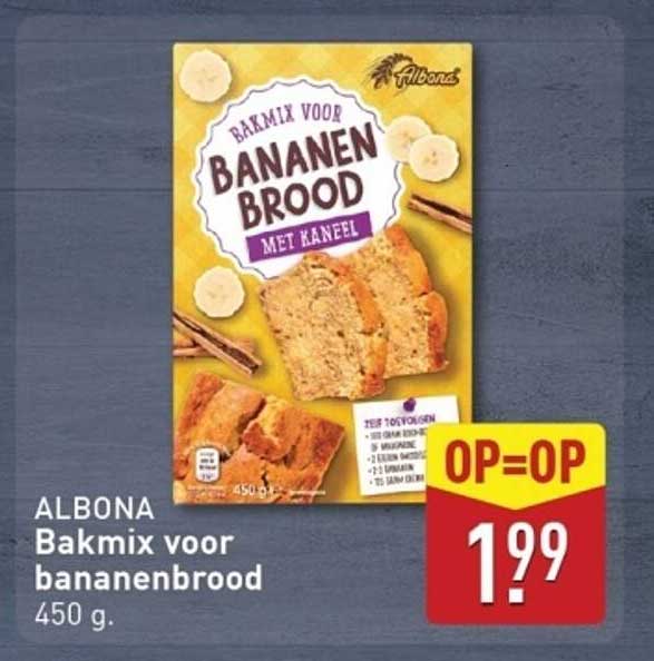 Bakmix voor bananenbrood