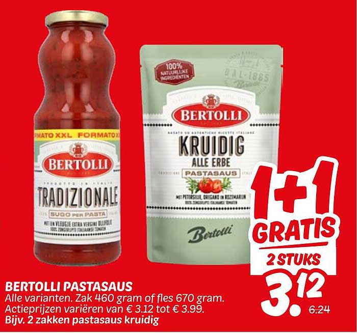 BERTOLLI PASTASAUS