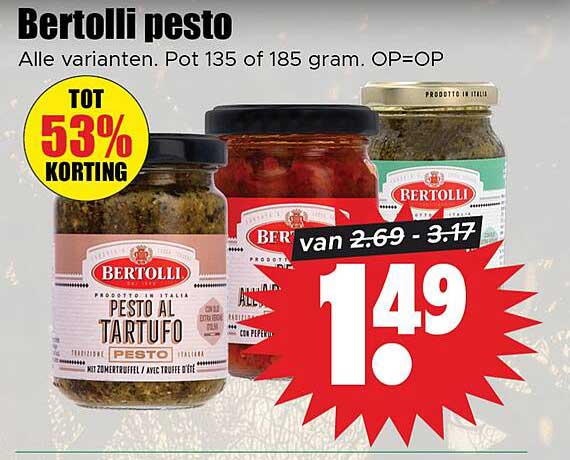 Bertolli pesto