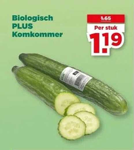 Biologisch PLUS Komkommer