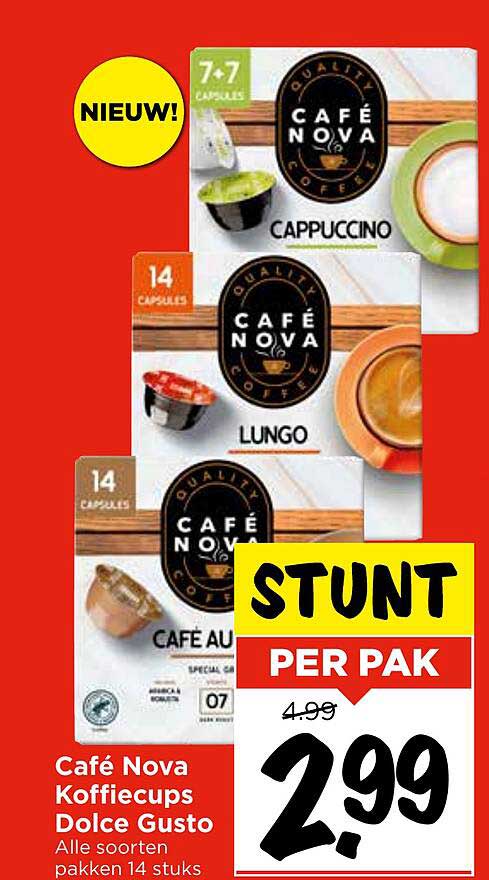 Café Nova Koffiecups Dolce Gusto