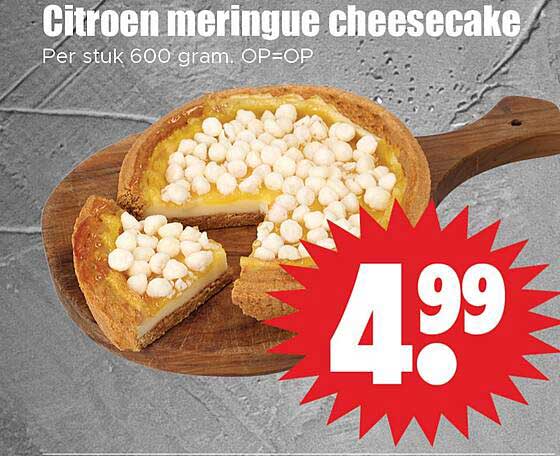 Citroen meringue cheesecake