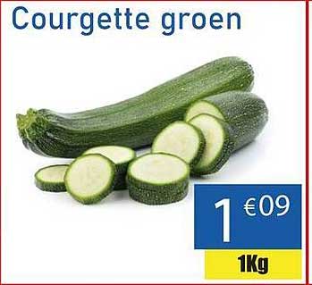 Courgette groen
