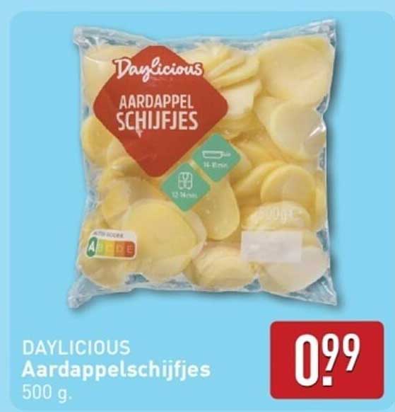DAYLICIOUS Aardappelschijfjes 500 g.