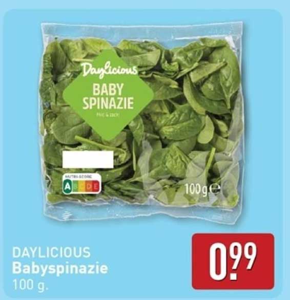 DAYLICIOUS Babys Spinazie 100 g.