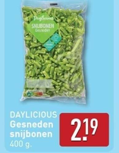 DAYLICIOUS Gesneden snijbonen 400 g.