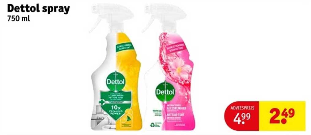 Dettol spray 750 ml
