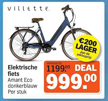 Elektrische fiets Amant Eco donkerblauw Per stuk