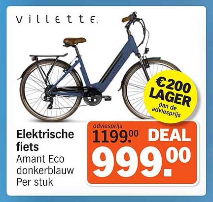 Elektrische fiets Amant Eco donkerblauw Per stuk