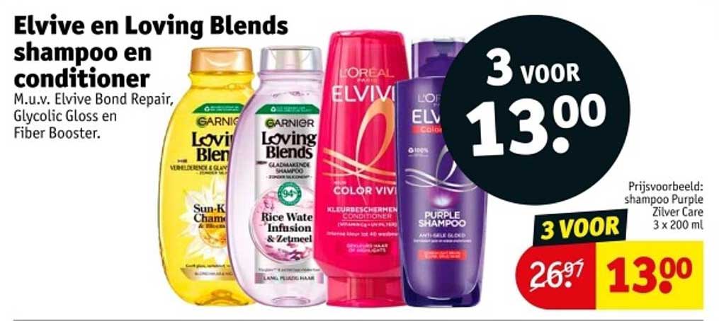 Elvive en Loving Blends shampoo en conditioner