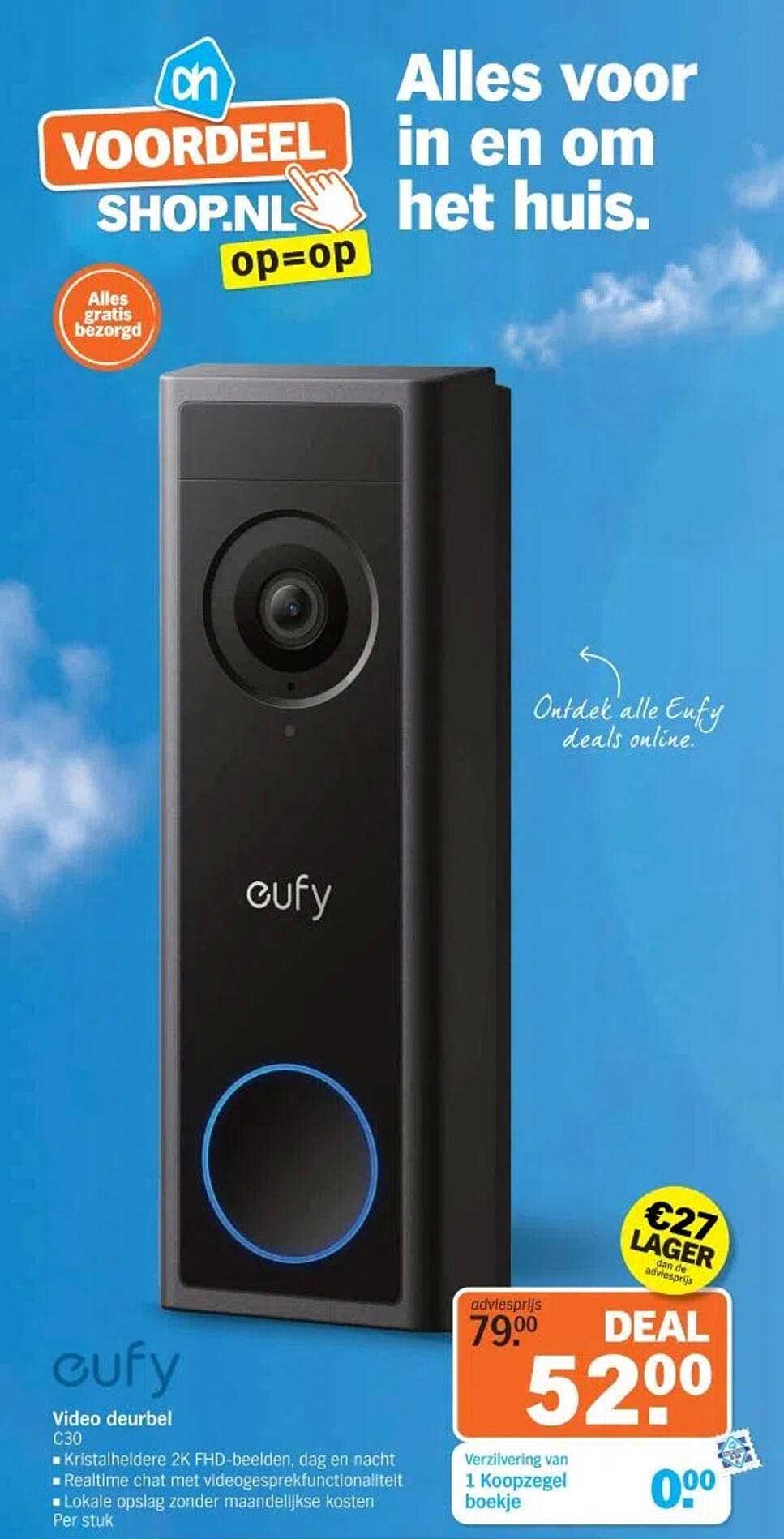 eufy Video deurbel C30