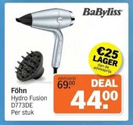 Föhn Hydro Fusion D773DE Per stuk