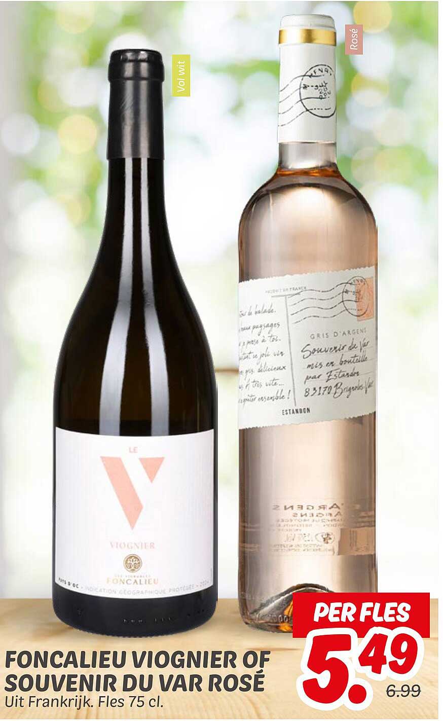 FONCALIEU VIOGNIER OF SOUVENIR DU VAR ROSÉ