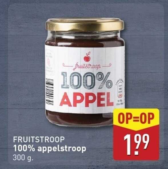 FRUITSTROOP 100% appelstroop