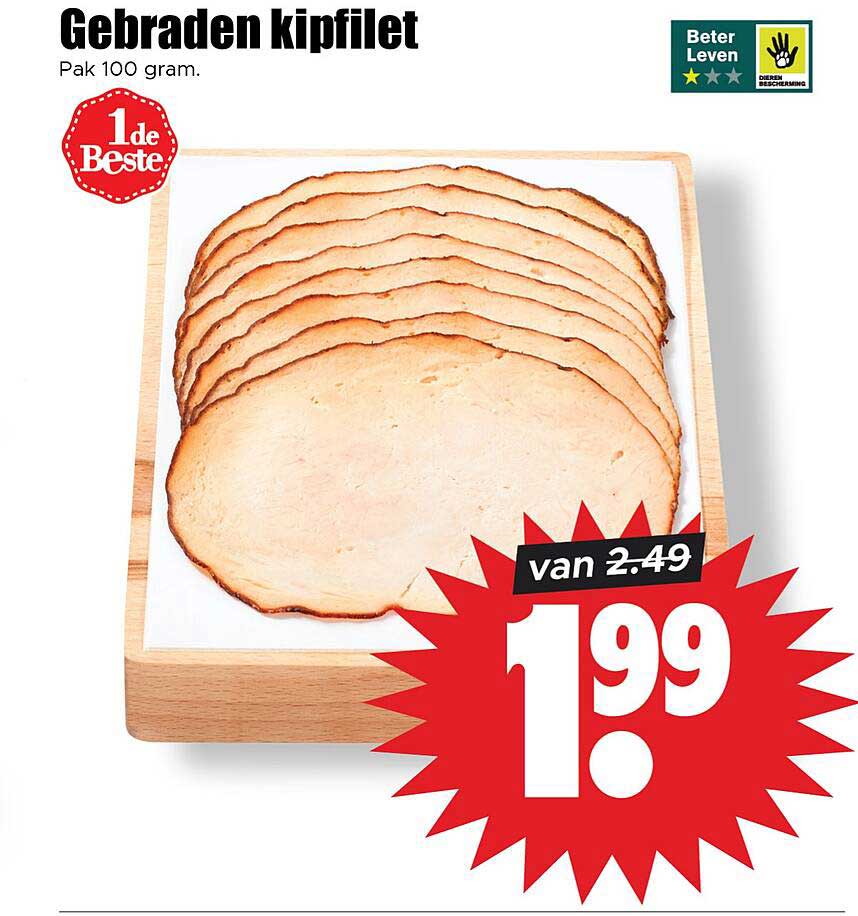 Gebraden kipfilet