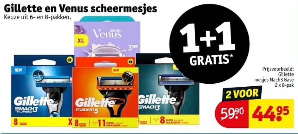 Gillette en Venus scheermesjes