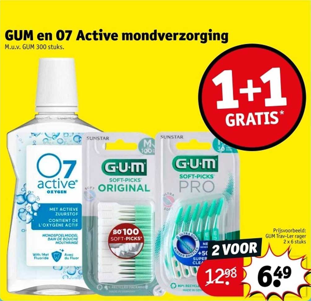 GUM en O7 Active mondverzorging