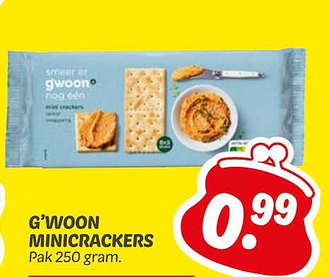 G'woon Minicrackers Pak 250 gram