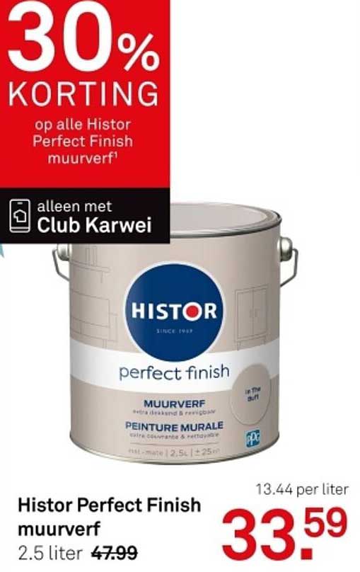 Histor Perfect Finish muurverf