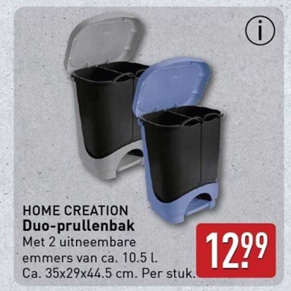 HOME CREATION Duo-prullenbak