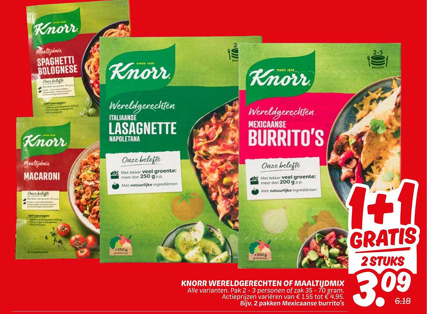 KNORR WERELDGERICHTEN OF MAALTIJDMIX