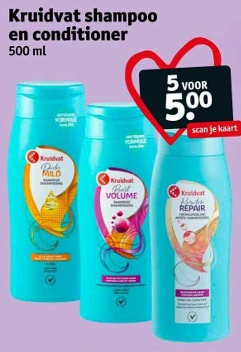 Kruidvat shampoo en conditioner 500 ml