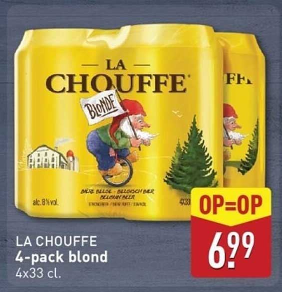 LA CHOUFFE 4-pack blond 4x33 cl.