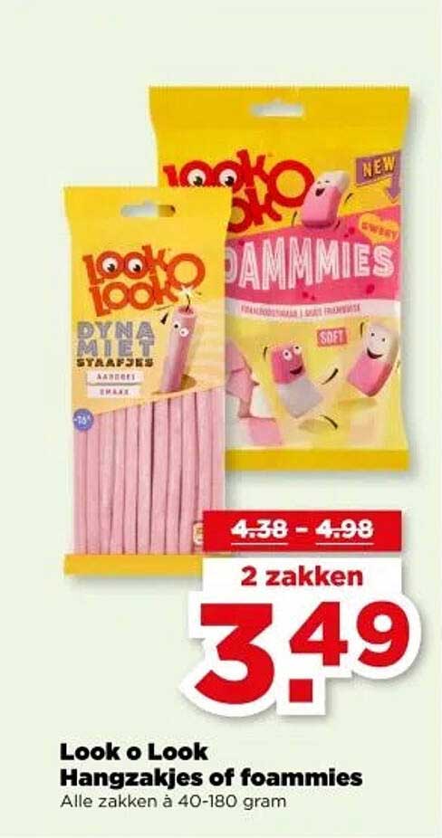 Look o Look Hangzakjes of foammies