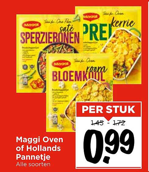 Maggi Oven of Hollands Pannetje