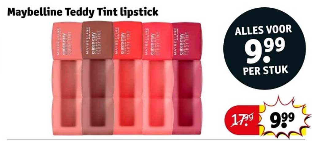 Maybelline Teddy Tint lipstick