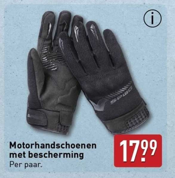 Motorhandschoenen met bescherming