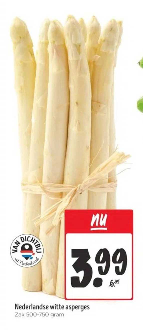 Nederlandse witte asperges