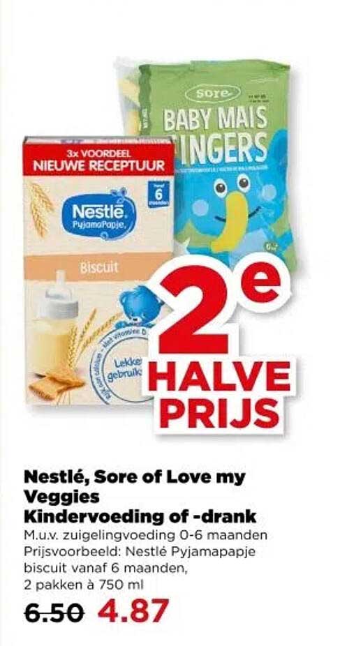 Nestlé, Sore of Love my Veggies Kindervoeding of -drank