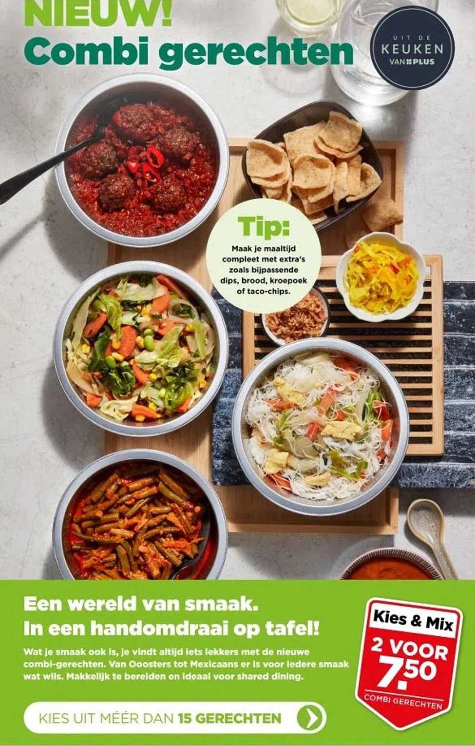 Nieuw! Combi gerechten