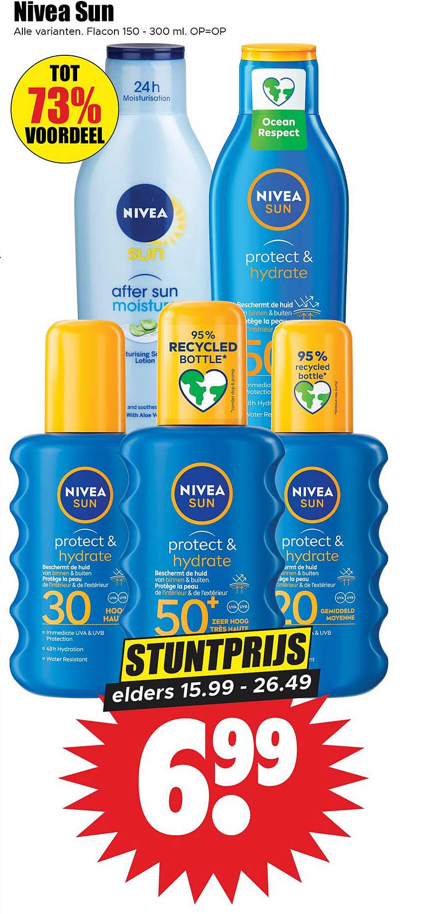 NIVEA Sun protect & hydrate lotion aanbieding