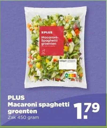 PLUS Macaroni spaghetti groenten
