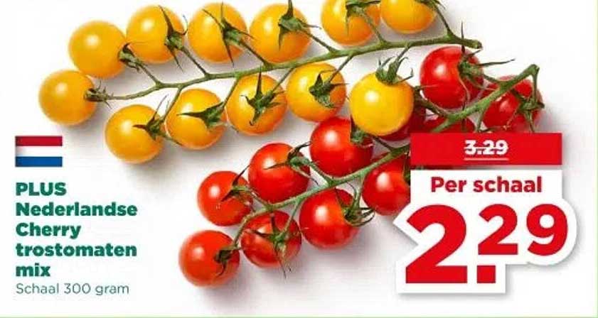 PLUS Nederlandse Cherry trostomaten mix
