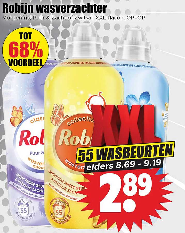 Robijn wasverzachter XXL-flacon