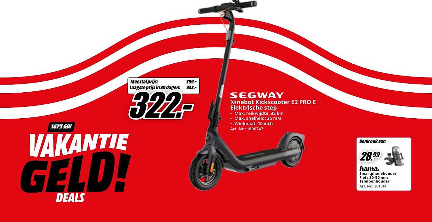SEGWAY Ninebot Kickscooter E2 PRO E Elektrische step