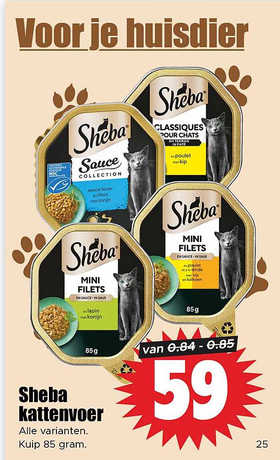 Sheba kattenvoer