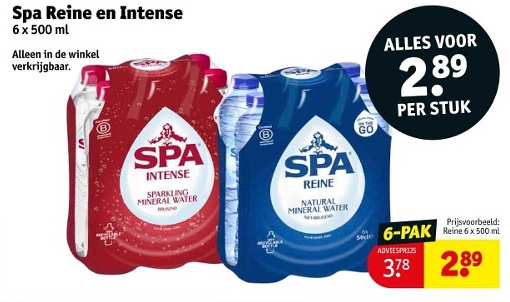 Spa Reine en Intense 6 x 500 ml