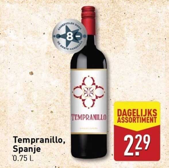 Tempranillo, Spanje, 0.75 L
