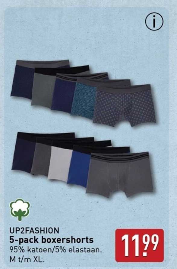 UP2FASHION 5-pack boxershorts
