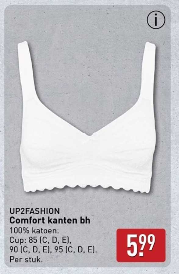 UP2FASHION Comfort kanten bh