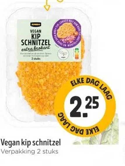 Vegan kip schnitzel