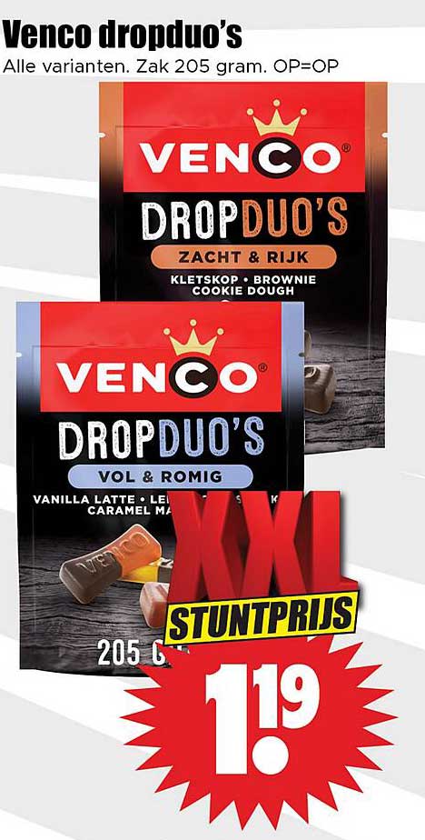 Venco dropduo’s