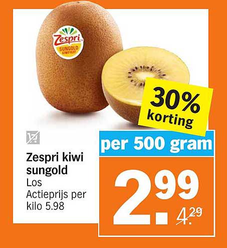 Zespri kiwi sungold